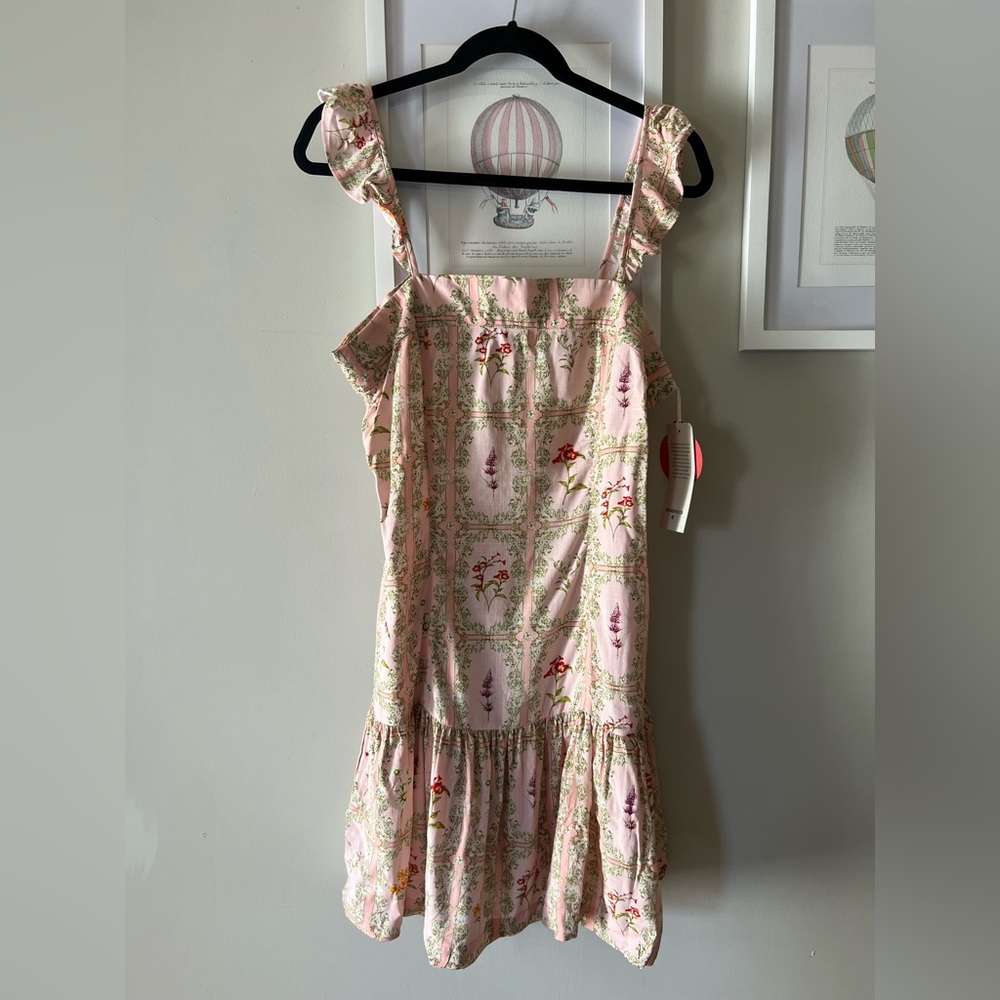 Agis Bendita x Target Dainty Floral Tile Print Dress Medium NWT